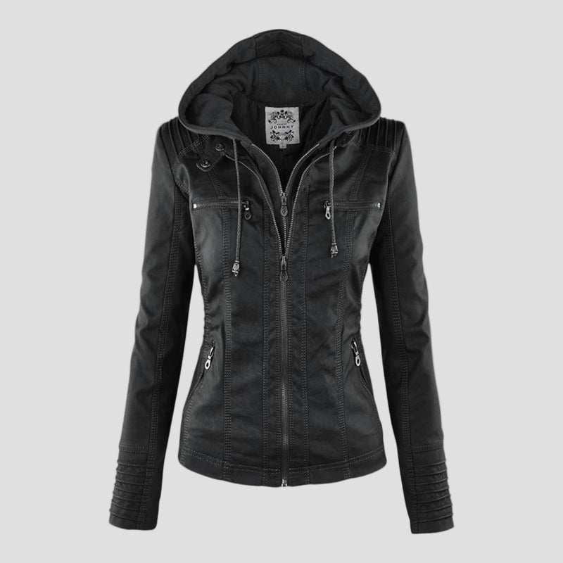 Justė- Moderni odinė striukė