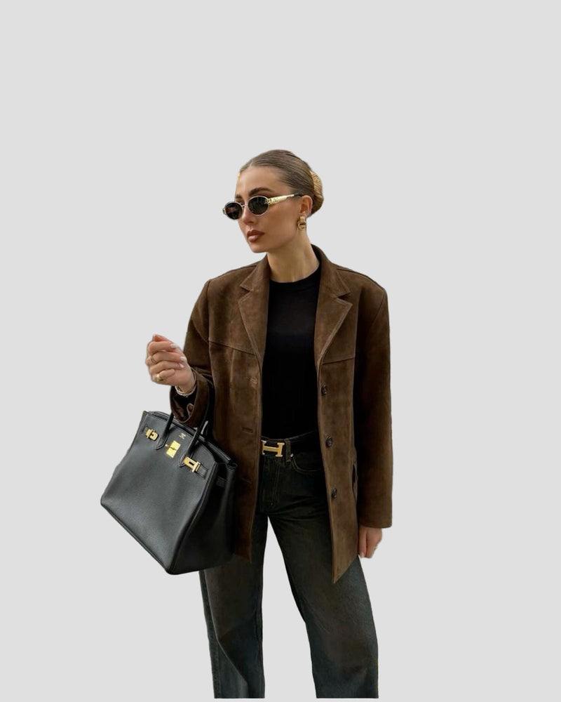 Ella - Zomšinė striukė