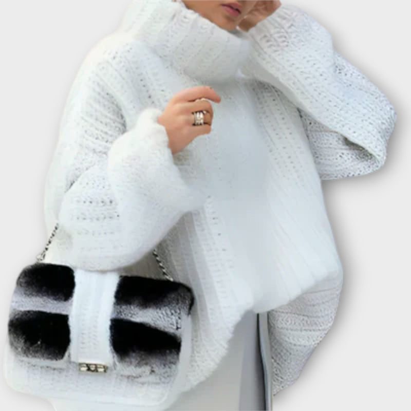 Paulina - Ilgomis rankovėmis megztinis